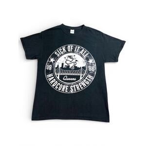 Vintage Sick Of It All Shirt Men's MEDIUM Hardcore Band T-Shirt New York